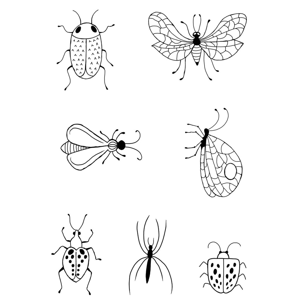 Woodware • clear singles stempel set bug doodles