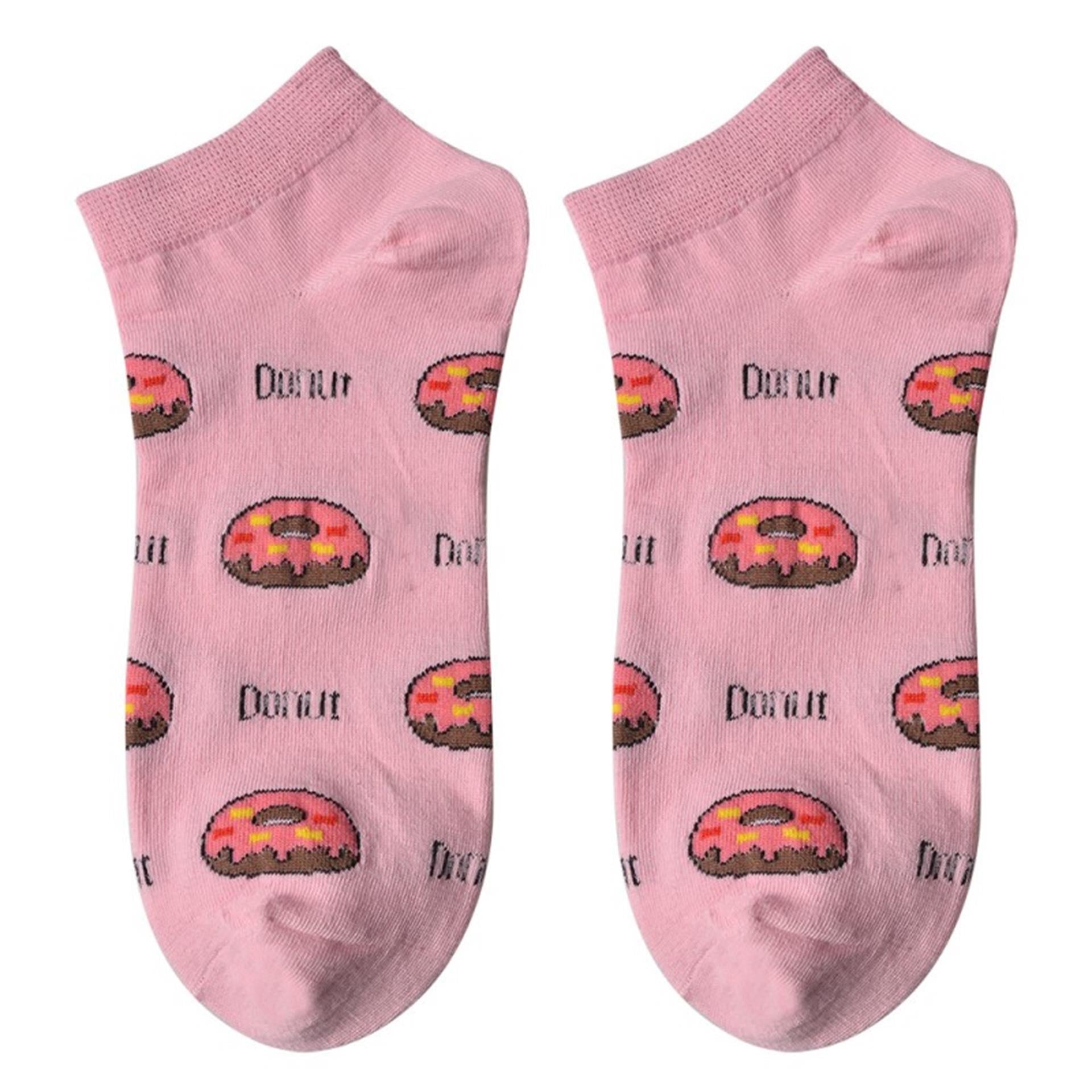 Clayre eef sokken donut roze mt 36-41