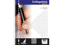 Kangaro collegeblok - a4 - met ruit 10mm - 60 grams - spiraal - 23-gaats - schrijfblok - k-5574