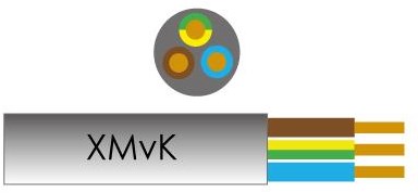 Enzo kabel xmvk 3x2,5qmm rol 50m - 1243101