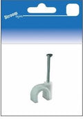 Enzo kabelclips wit rond 8mm 25 stuks - 6613501