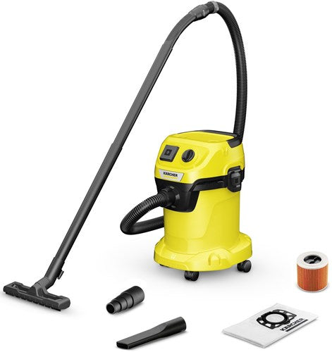 Karcher wd 3 p v-17 4 20 nat- en droogzuiger | 1000 w | 17l - 1.628-170.0