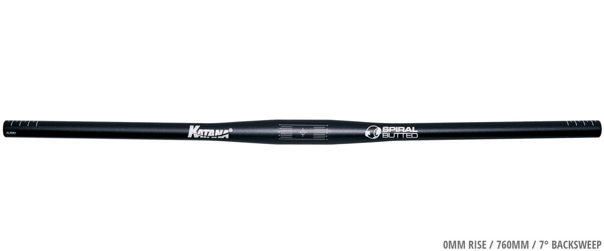 Katana spiral butted riser bar 31.8mm handlebar
