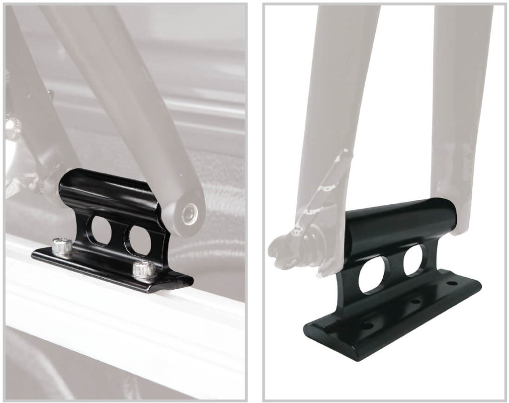 Katana universal bike carrier with fork attachment