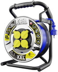 Enzo kel kabelhaspel prof h07bq-f 3x2,5qmm 40m blauw - 1167340