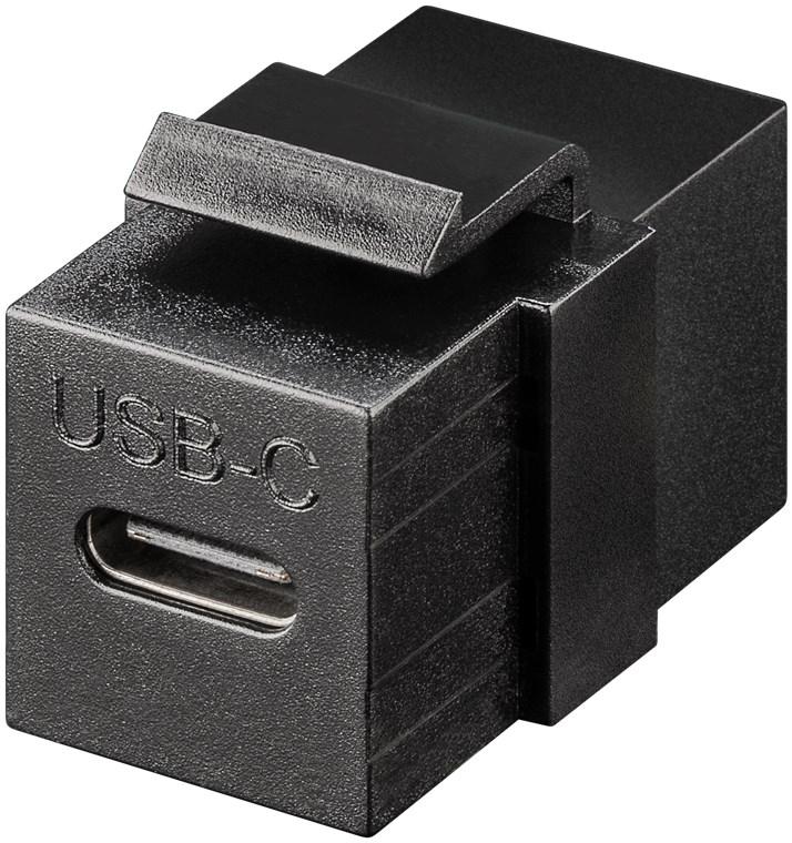 Keystone-module usb-c connector