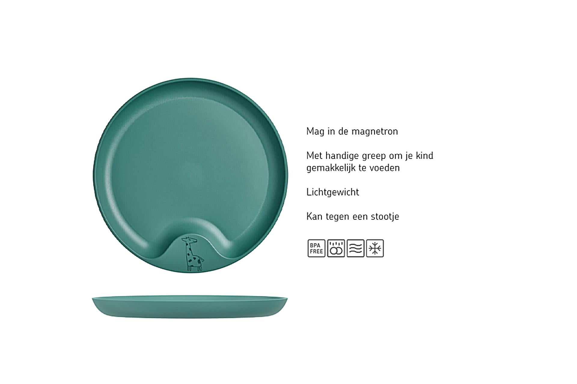 Mepal kinderbord deep turquoise