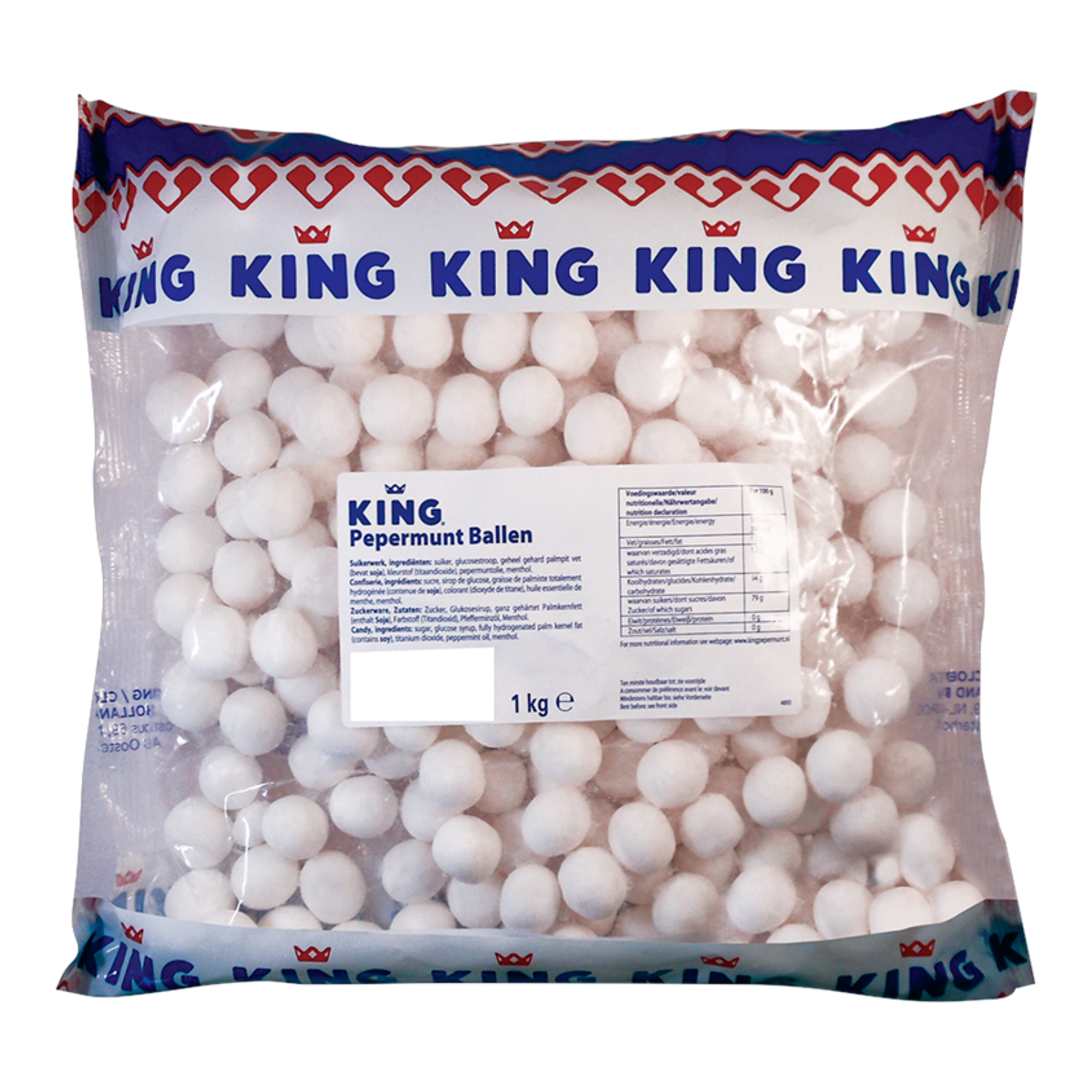 King pepermuntballen (6x 1kg)