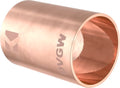 Kirchhoff koperen dubbele sokkel, blank, 28 mm, 2 sockets, (5270) - 989096055