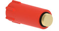 Kirchhoff kunststof bouwplug, rood, 1 2 , messing schroefdraad - 989135355