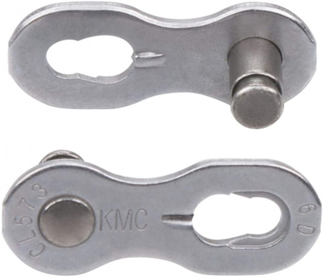 KMC Fietsketting E1 EPT 110 schakels, 1 2 X 3 32, Zilver, 306g