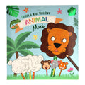 Farbe und machen Sie Ihre eigenen Masken - Tiere, 4St.