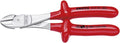 Knipex kracht-zijsnijtang verchroomd dompelisolatie, vde-getest 200 mm - 7407200