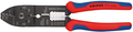 Knipex krimptang met meer-componentengrepen | zwart gelakt | lengte 240 mm | zelfbedieningskaart blister - 97 21 215 b sb