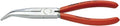 Knipex platspitse tang met zijsnijder zwart geatramenteerd 200 mm - 2621200