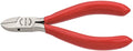 Knipex zijsnijtang ronde kop + facet 115 mm - 7701115