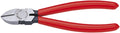 Knipex zijsnijtang zwart geatramenteerd met kunststof bekleed 140 mm - 7001140
