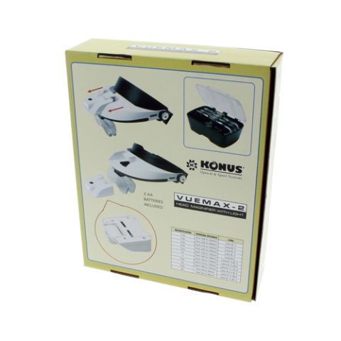 Konus Kopflupe Vuemax-2 mit LED-Beleuchtung