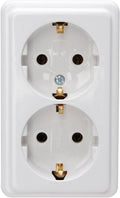 Enzo kopp aw opbouw stopcontact ra dubbel - 4626010
