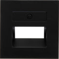 Enzo kopp hk07 pure mat zwart afdekplaat utp dubbel - 4624560