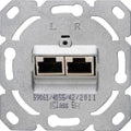 Enzo kopp inbouw unit isdn cat6 2-voudig