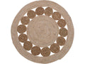 Home styling vloerkleed gevlochten rond ø80cm