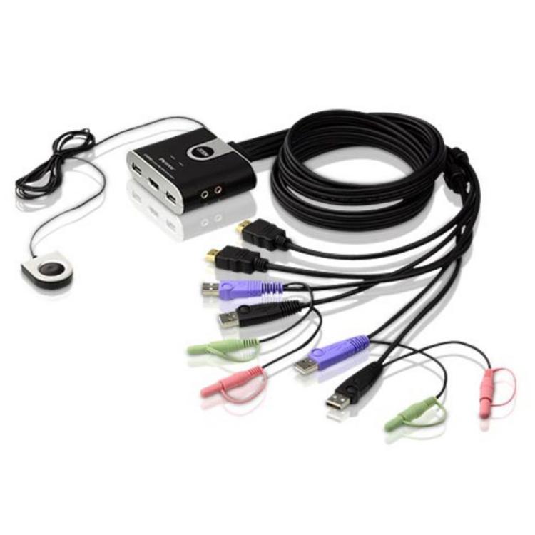 Abi kvm switch - hdmi usb jack