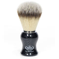 Omega scheerkwast hi-brush synthetisch haar met dassenhaareffect carbon fiber handvat 11cm