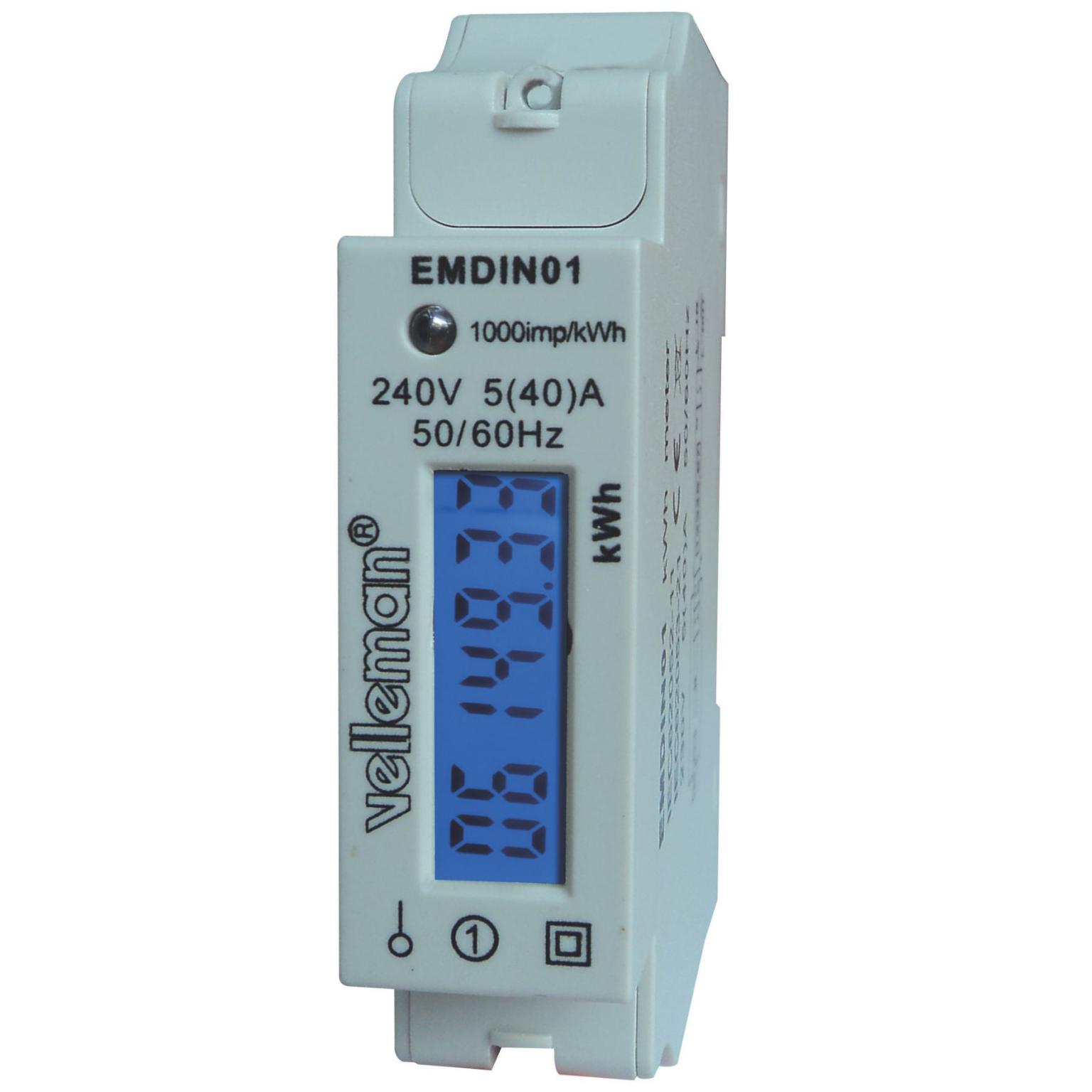 Imp kwh meter - 1 fase - 40a
