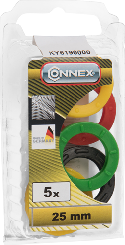 Connex sleutelkapje kunststof d25 5st co - ky6190000