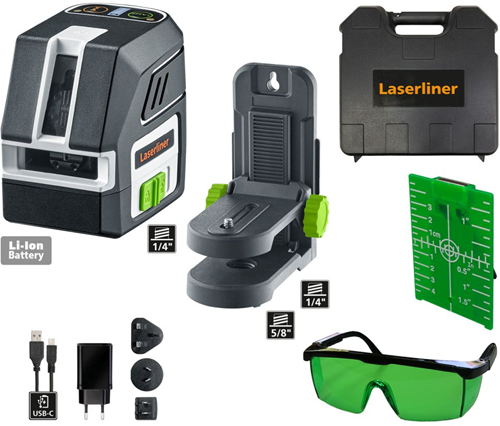 Laserliner pocketcross-laser 2g | groene laser - 036.710a
