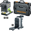Laserliner powerplane-laser 3g multi-18v - geleverd met 7-delige poweradapterset 036.380.70 - 036.380l