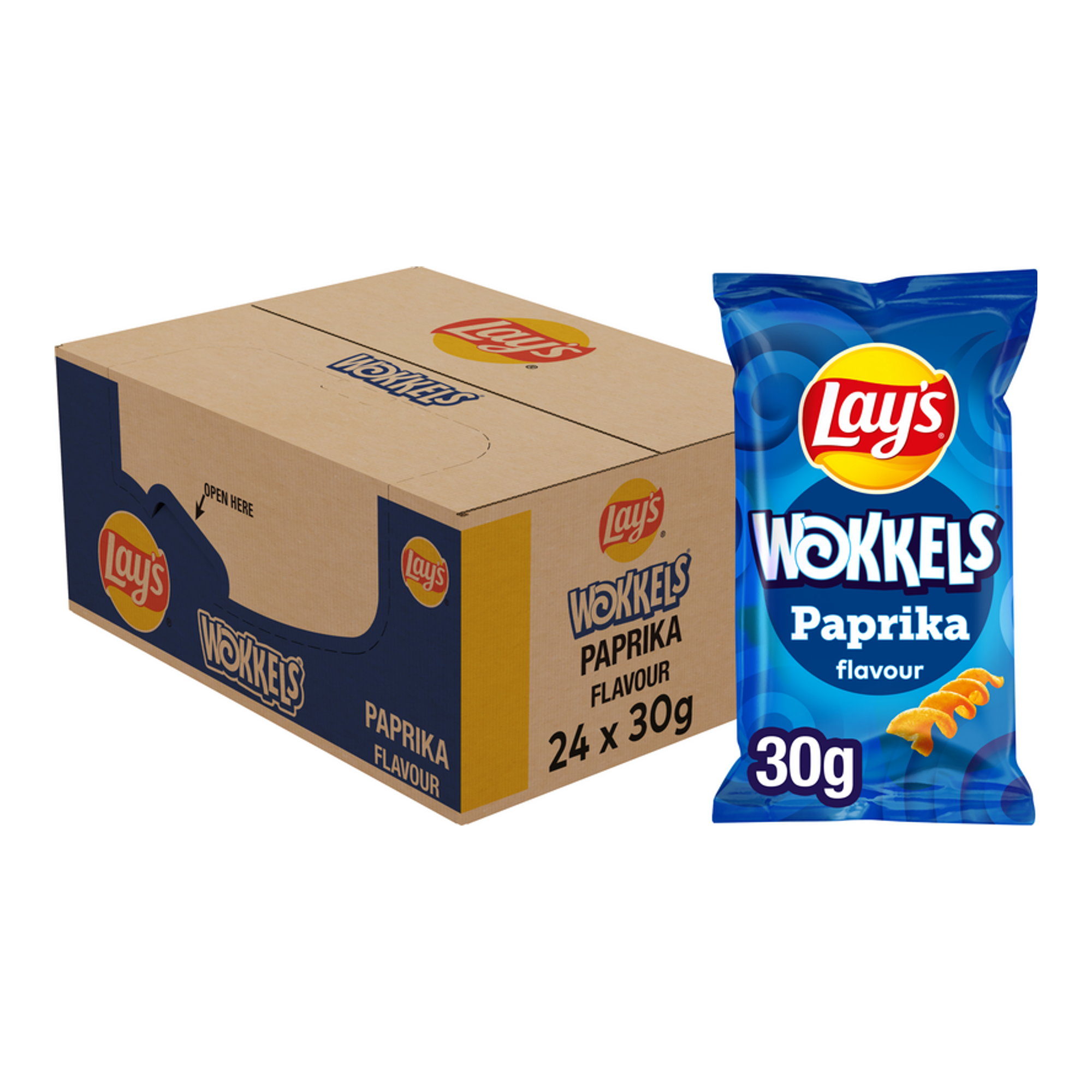 Lay's wokkels paprika (24x 30gr)