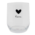 Clayre eef drinkglas hart ø8x9cm 300ml