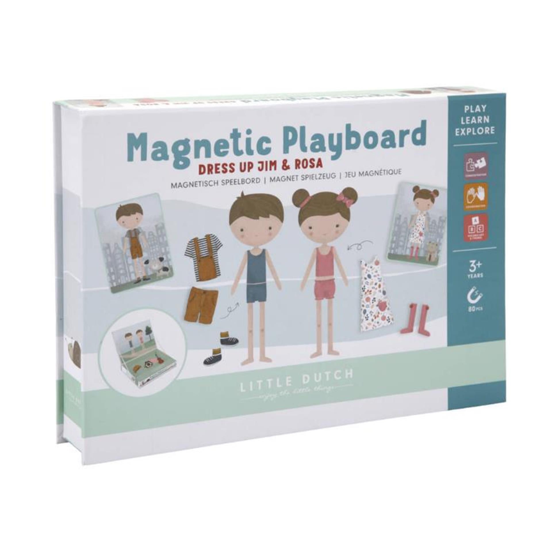Little dutch ld magnetisch speelbord jim rosa