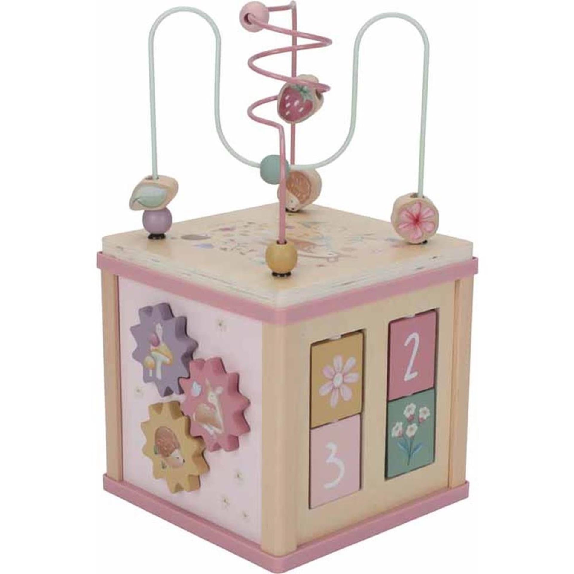 Little dutch houten activiteitenkubus - fairy garden fsc