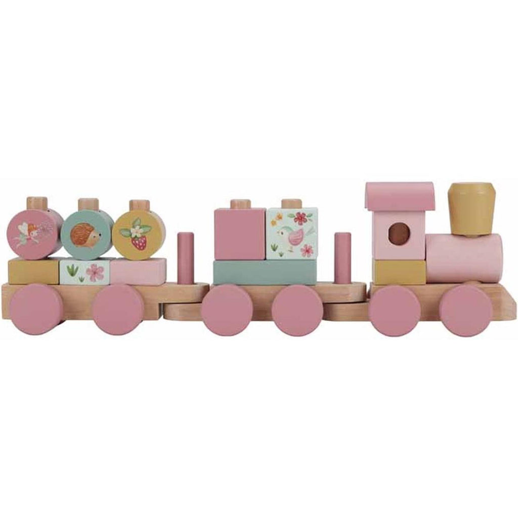Little dutch fairy garden blokkentrein roze