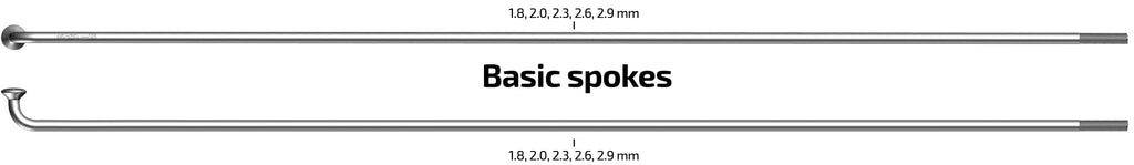 Spaken 282-13 Sapim Leader ø2.33mm FG 2,6 - RVS (100 stuks)