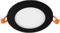 Enzo led panel downlight 6w 3000k incl. driver zwart - led2610