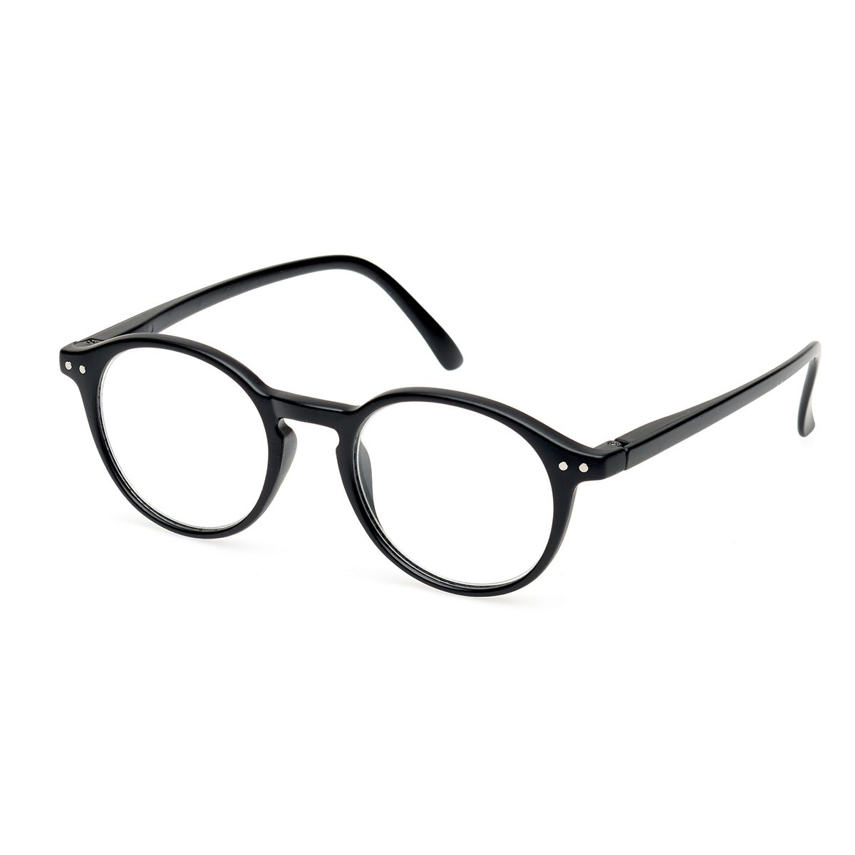 Spectrum leesbril zwart rond 3.50