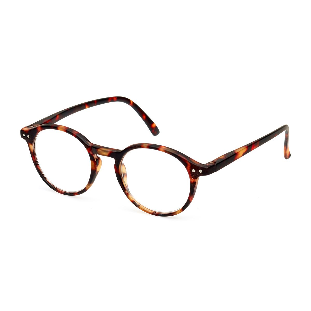 Spectrum leesbril havanna modern rond 2.50