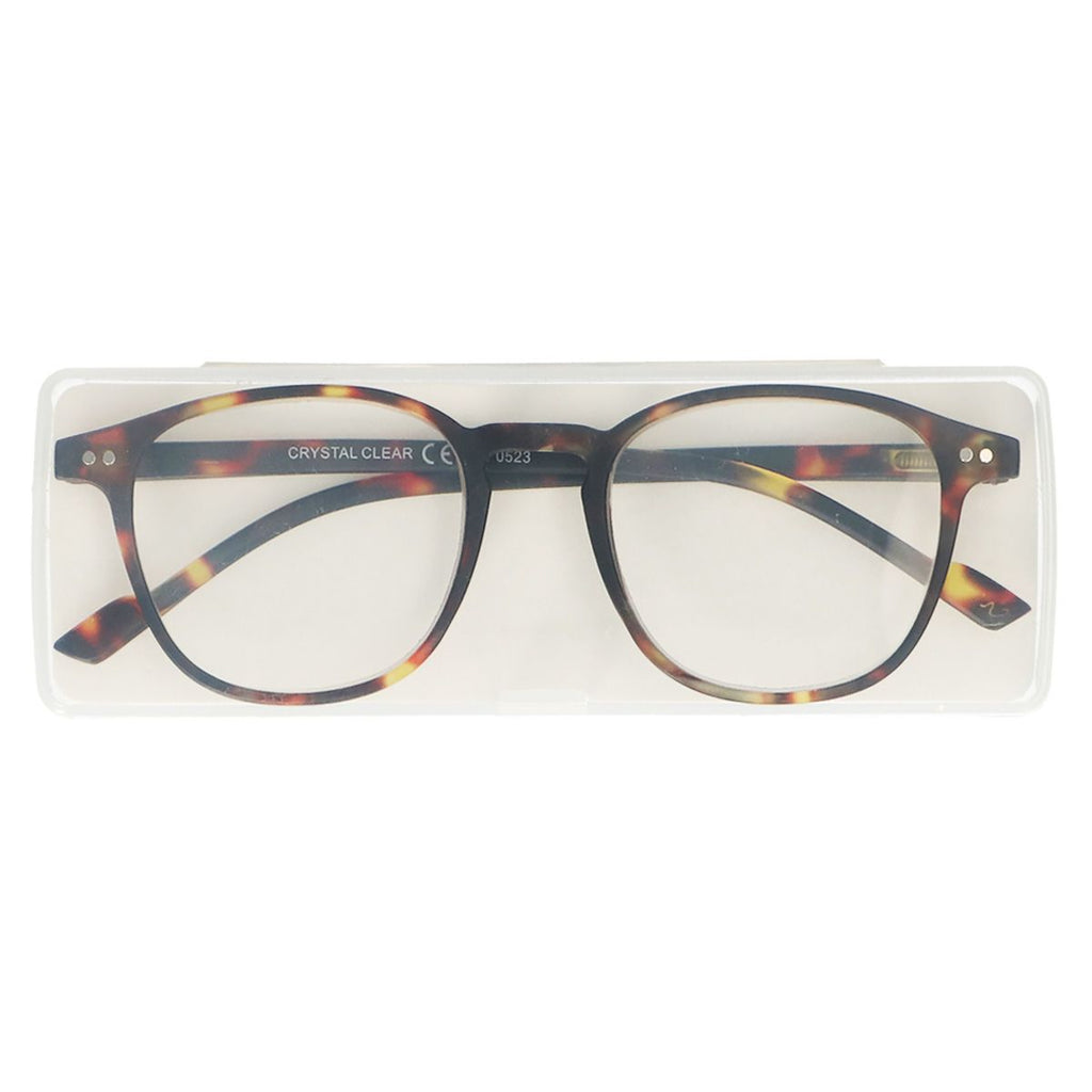 Spectrum leesbril ultra flat in case havana 1.00