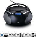 Lenco draagbare radio cd mp3 met usb en bluetooth zwart - scd-331bk