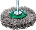 Lessmann ronde borstel | d. 50 mm schacht 6 mm draaddikte 0,3 mm | rvs 11 mm 15.000 omw min | max. toerental 15000 min-¹ | 1 stuk - 415362 415362
