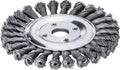Lessmann ronde borstel | gat d. 125 mm draaddikte 0,5 mm | staal 14 mm | 12.500 omw min | 1 stuk - 473211 473211