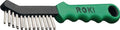 Lessmann staalborstel | lengte 225 mm | 0,35 mm rvs | 2-rijig | 1 stuk - 182421 - 182421