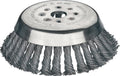 Lessmann staaldraadborstel | d. 155 mm draaddikte 0,5 mm | staal 12 mm gat 25,4 mm | 10.000 omw min | 1 stuk - 4752m101 4752m101