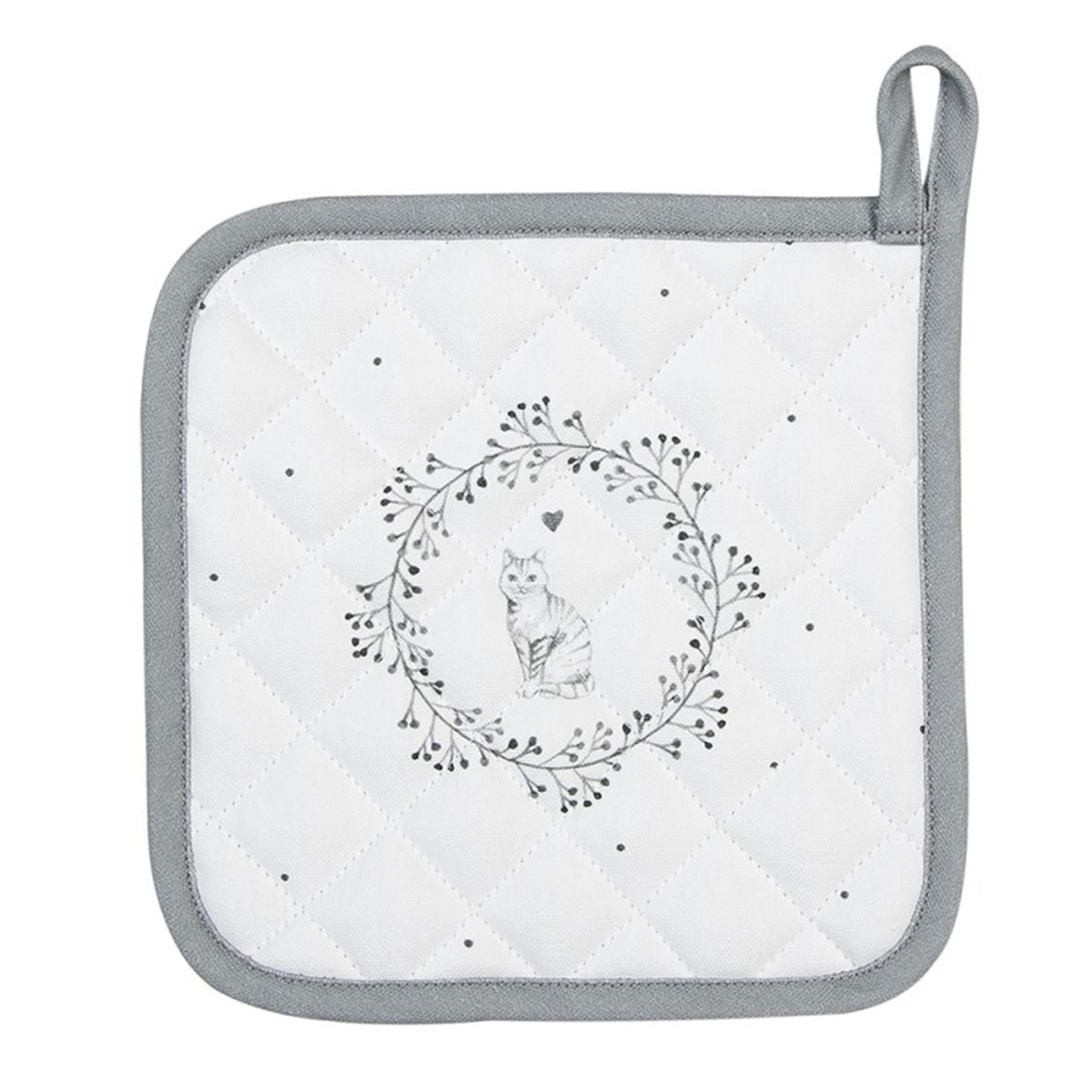 Clayre eef pannenlap kat 20x20cm