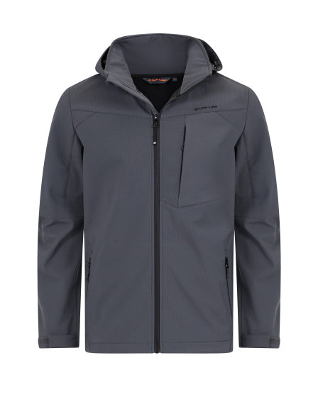 Life line Murray Softshell Jacket heren grijs maat 4XL