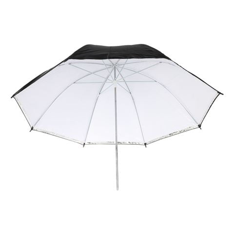 Linkstar Flash Regenschirm PUK-84WB Weiß Schwarz 100 cm (Wendbar)